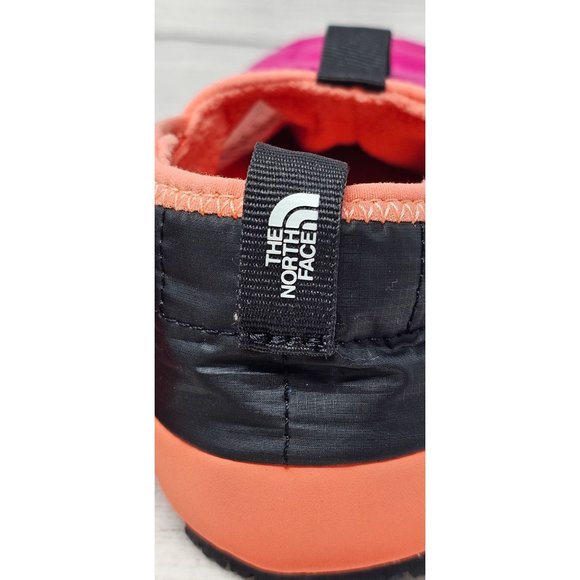 NEW!!  The North Face ThermoBall Traction "Fuschia Pink/Coral Sunrise" Girls' Bo - Picture 11 of 13